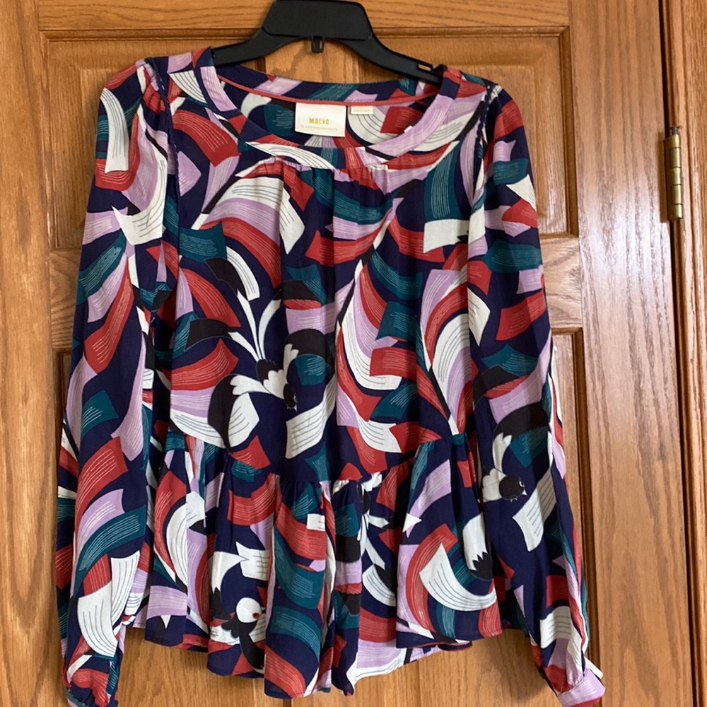 😍Anthropology  top. Size S